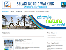 Tablet Screenshot of nordicwalking.sztutowo.pl